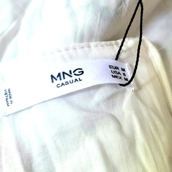 BRAND NEW! MNG Causal Sleeveless Floral Dress with Matching Scrunchies Size 6 - Picture 9 of 15